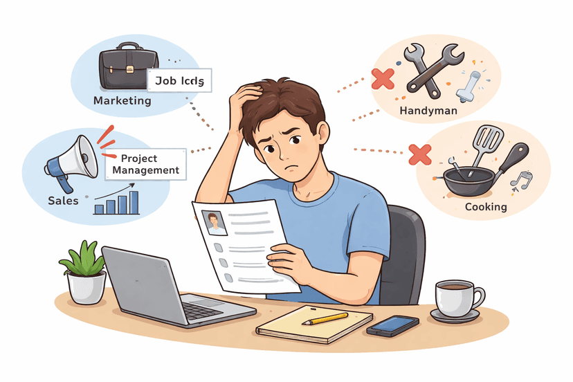 Bad Resume Example - Generic one-size-fits-all approach that gets rejected in Saudi Arabia