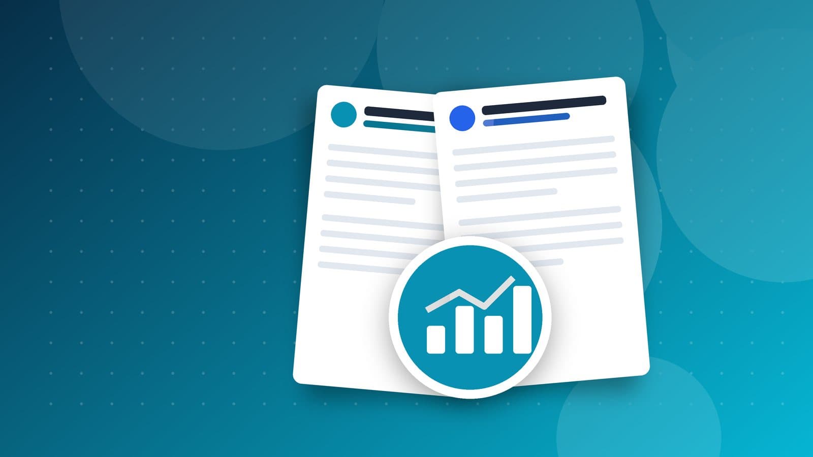 Data analyst resumes with charts