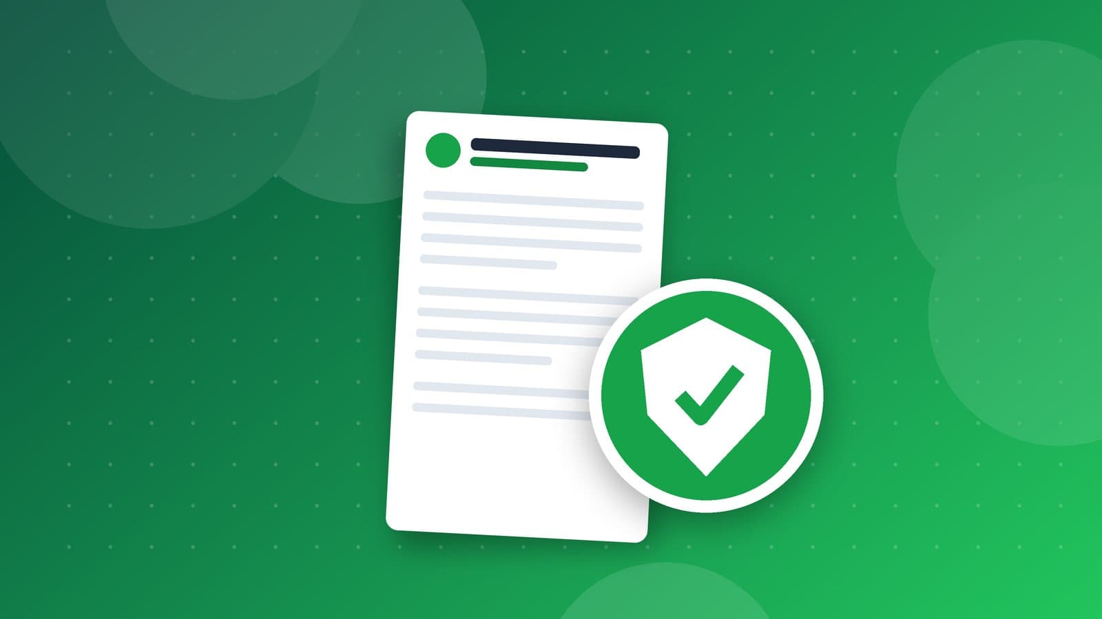 Resume with a verified shield, representing ATS compatibility