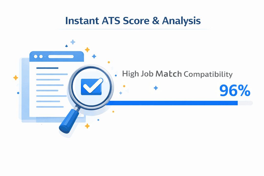ATS Score Analysis - See how well your resume passes Applicant Tracking Systems